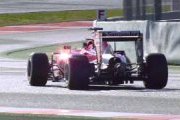 Video - Esteban Gutierrez with the SF15-T at Barcelona filming day