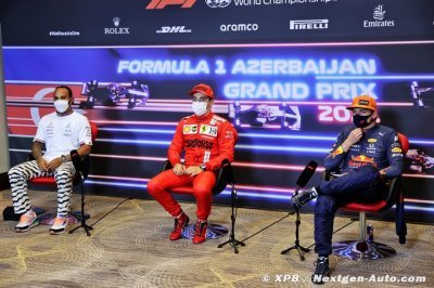 ‘On devrait les mettre sur un ring’&nbsp;: Wolff et Horner s’écharpent, Hamilton et Verstappen en rient