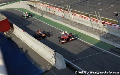 Des essais pour les F1 de 2014 dès janvier
