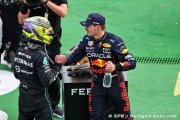 Verstappen dément une relation 'difficile' avec Hamilton