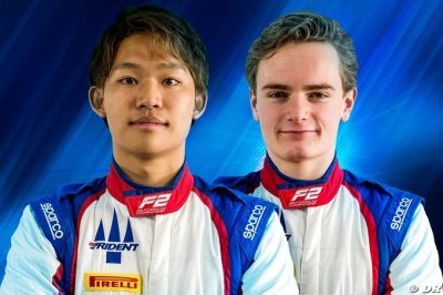 Sato et Viscaal chez Trident pour la saison 2021 de F2