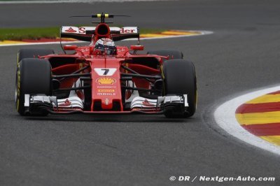 Spa, FP3: Räikkönen leads Ferrari 1-2 in final practice