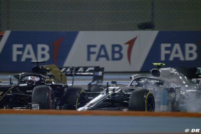 Abu Dhabi, FP2: Bottas maintains peace and collides with Grosjean