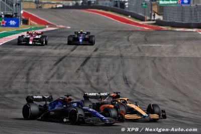 Albon salue la retenue des commissaires à Austin