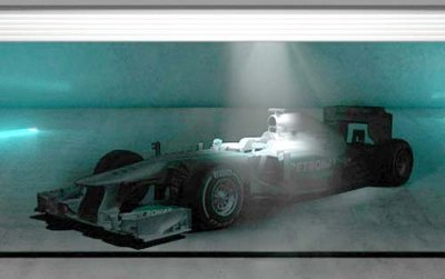La Mercedes F1 W04 se dévoile un peu plus