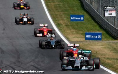 Mercedes driver needle heads into Silverstone