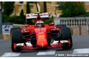 Raikkonen a encore du mal avec ses pneus avant