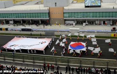 Pas de soutien pour le Grand Prix de Corée du Sud