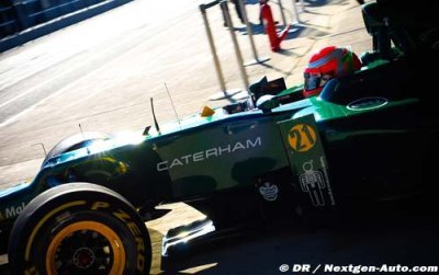 Trulli pense son baquet en sécurité chez Caterham