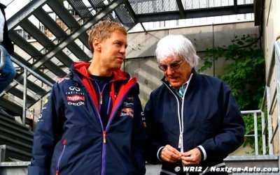 Ecclestone&nbsp;: Vettel, l’homme idéal pour Ferrari