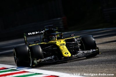 Renault F1 a exécuté le programme prévu aujourd’hui à Monza