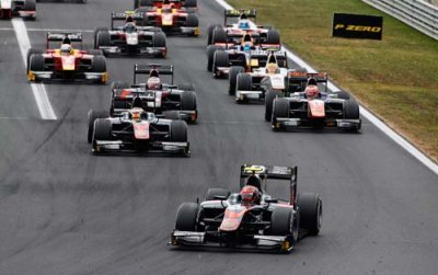 Hongrie, Course 2&nbsp;: Première victoire pour Matsushita