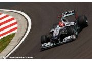 Michael Schumacher accuse sa voiture