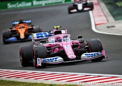 Stroll jubile après sa troisième place en Hongrie, coup de chaud pour Pérez