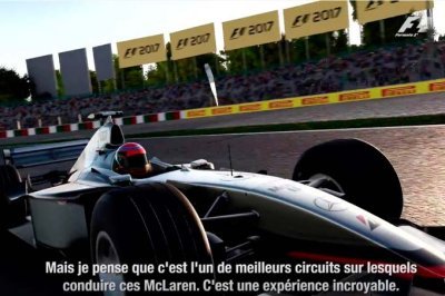 Lando Norris fait un tour d’essai du jeu F1 2017