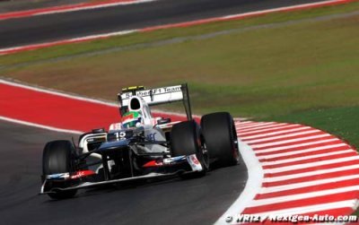 Sergio Perez suffered from brake issues during United States GP