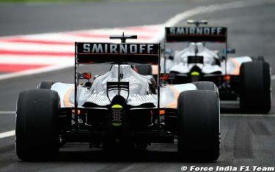 Mallya veut assurer la 5ème place de Force India au Brésil