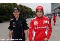 Vettel 'not bothered' some think Alonso better