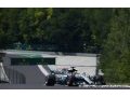 Hamilton en deuxième ligne derrière les Ferrari