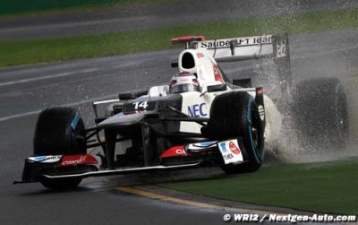 Pirelli&nbsp;: les slicks et les pluie en action à Melbourne