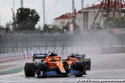 Norris en pole devant Sainz et Russell à Sotchi après une séance folle
