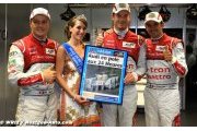Audi, une première pole position hybride au Mans