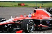 Tio Ellinas gets his first experience of an F1 car at Kemble