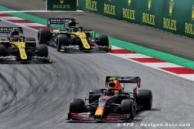 Red Bull Honda a un meilleur V6 en course que Renault F1