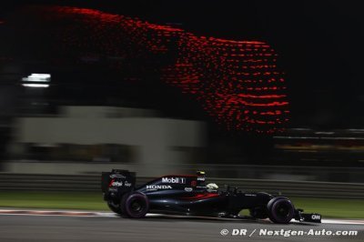 Button content de sa 12e position sur la grille pour sa dernière course