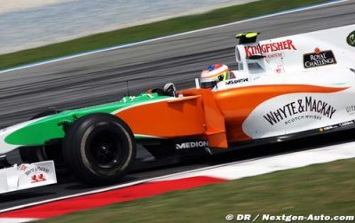 Di Resta remplacera Sutil aux essais à Valence