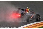 Webber reste en tête sous la pluie