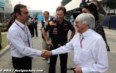 Le V6 Renault trop cher ? Ecclestone va rencontrer Ghosn
