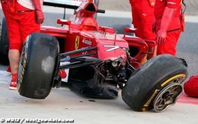 La FIA travaille sur des roues qui se dégonflent toutes seules...