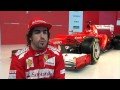 Vidéos - Présentation Ferrari F2012 - Interviews d'Alonso et Massa