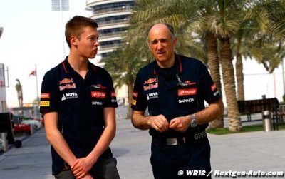 Tost says Kvyat best driver behind Vettel