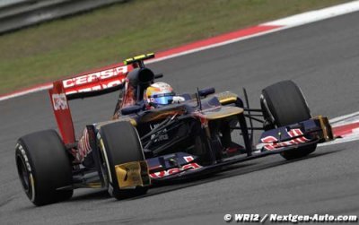 Toro Rosso a sombré en Chine