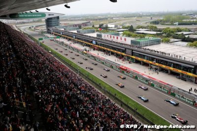 Le plateau du Grand Prix de Chine virtuel de F1 affiche complet