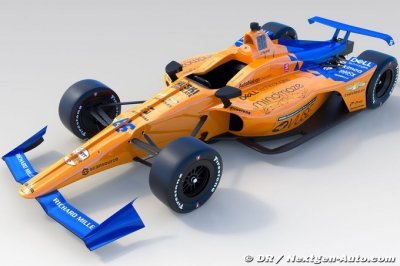 McLaren a présenté la monoplace d’Alonso pour l’Indy 500