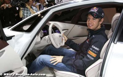 Sebastian Vettel, testeur de luxe d’Infiniti