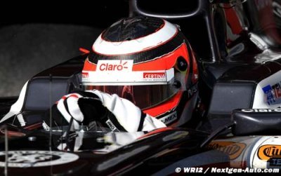 Hulkenberg changes shoes to fit in Sauber