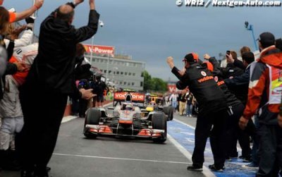 Button gagne une course abracadabrantesque !