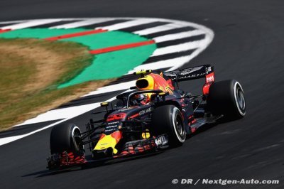 Verstappen derrière les Mercedes et les Ferrari