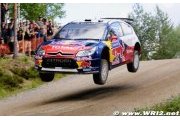 Ogier back up to second while Kimi bows out
