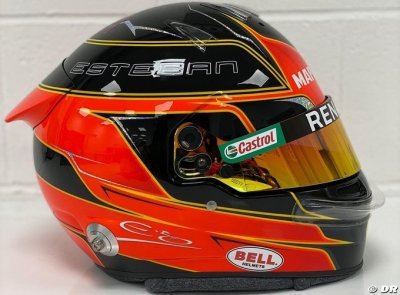 Esteban Ocon a présenté son casque pour 2020