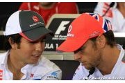 Button minimise la pression pour Perez