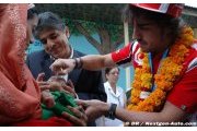 Alonso lends support to UNICEF anti polio campaign