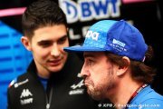 Ocon : 'C'est bien qu'Alonso parte' de chez Alpine F1