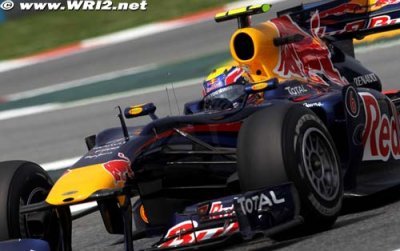 Flying Webber on pole position