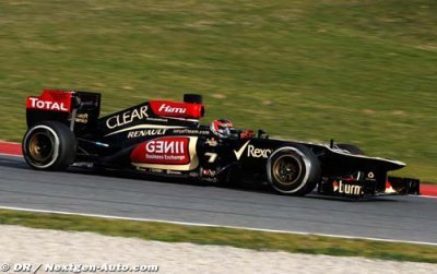 4ème temps pour Raikkonen, échappement cassé pour Grosjean
