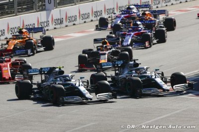Liberty a rencontré les pilotes pour la course qualificative